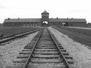 Auschwitz-Birkenau entrada