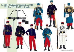 125 regimiento de infantería francés