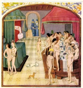 Baño en la Edad Media