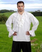 Camisa de lino medieval